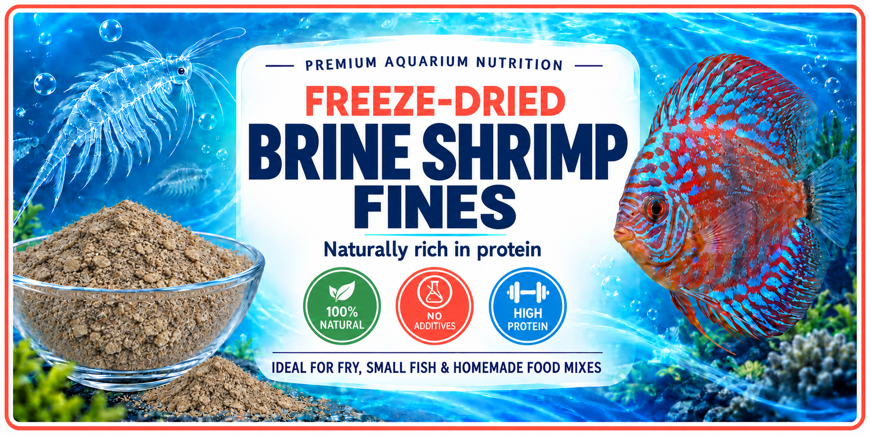 Freeze Dried Brine Shrimp Fines