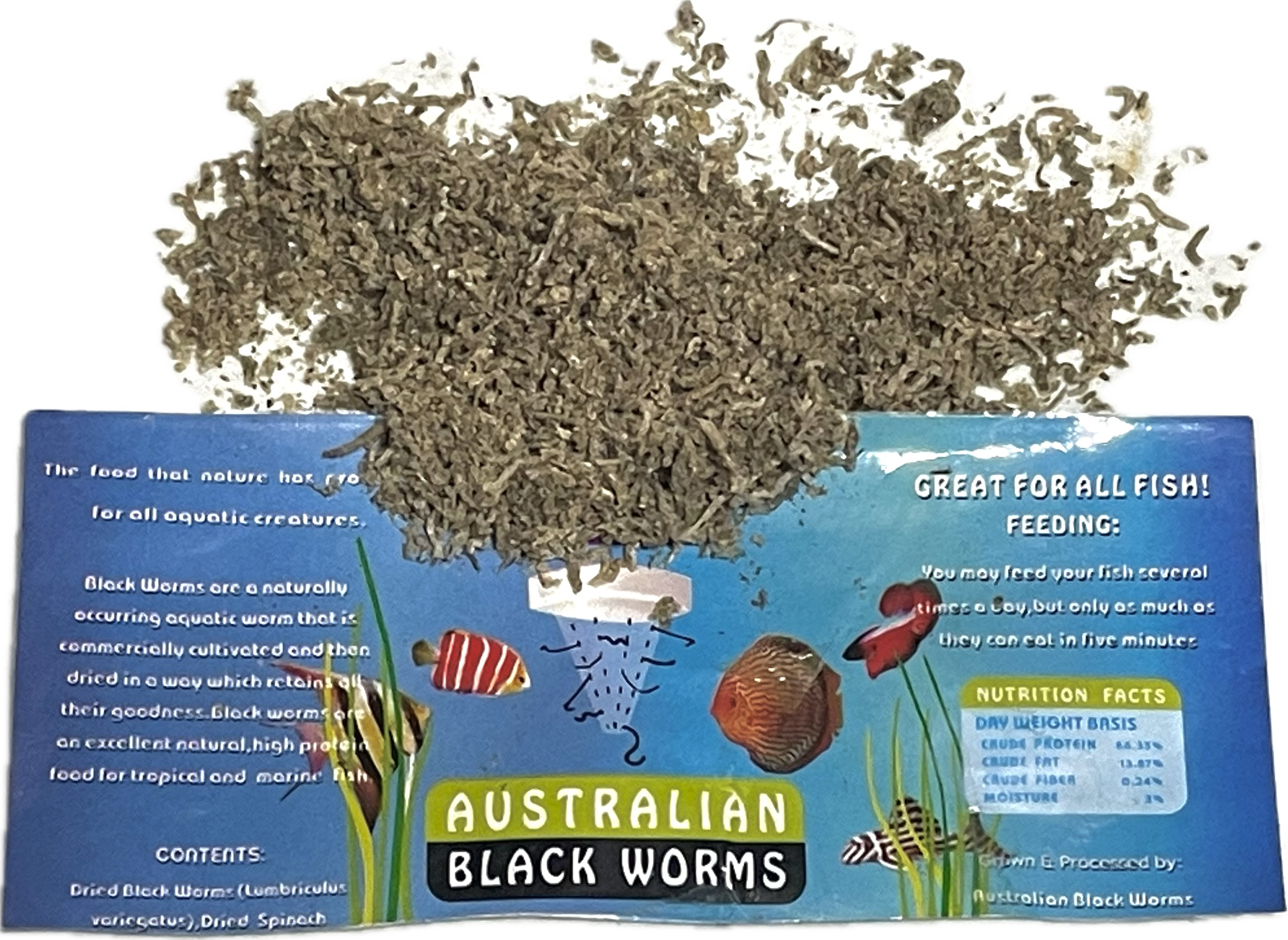 Australian Freeze Dried Blackworm Fines 🪱