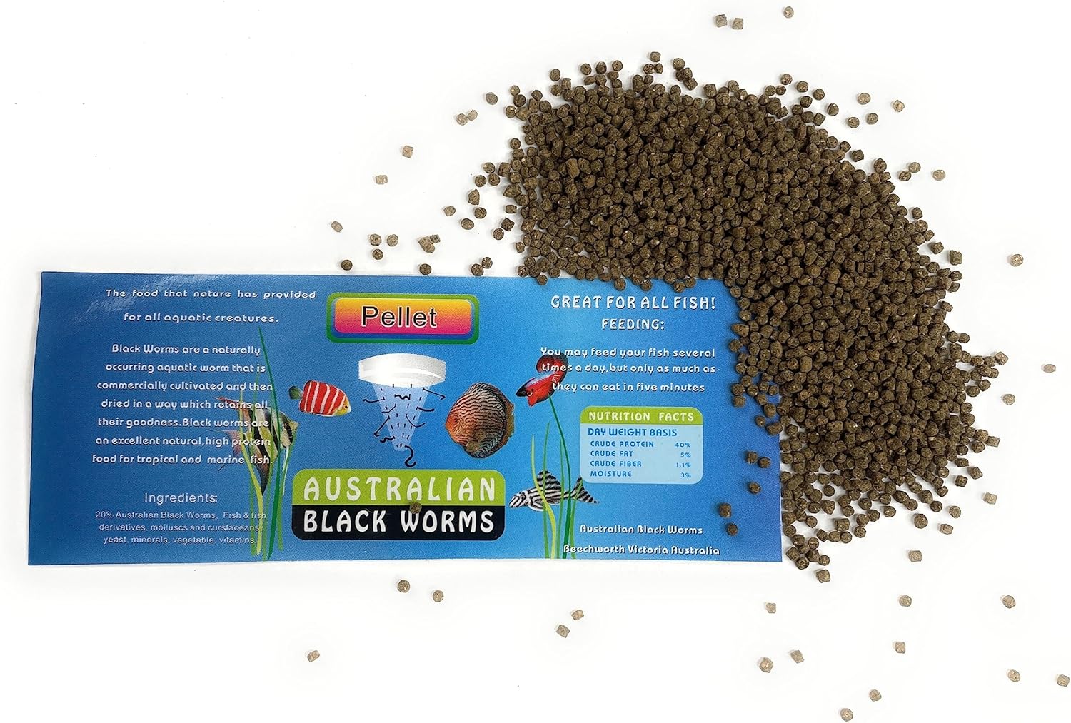 Australian Blackworm Pellets